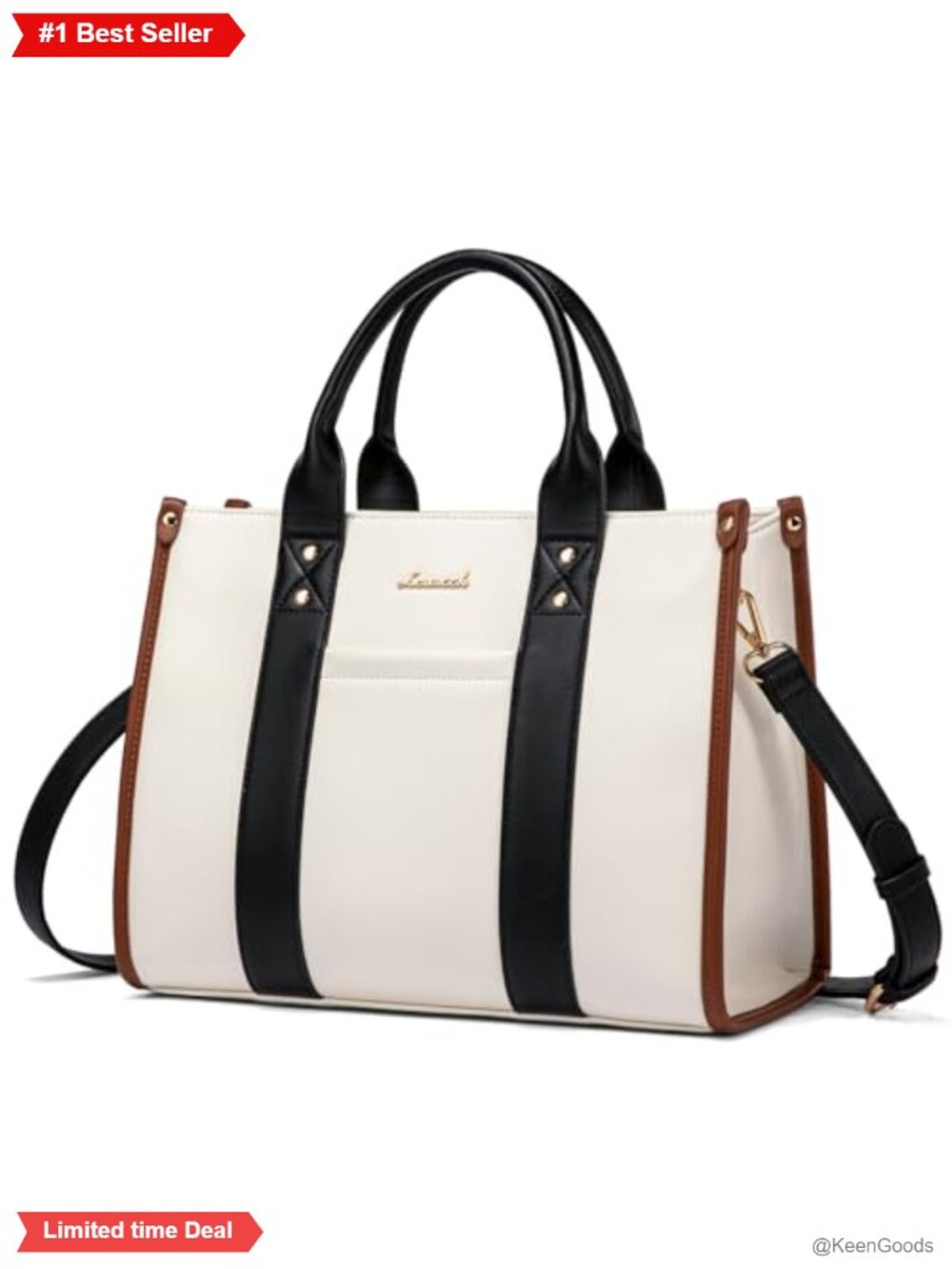 Faux Leather Tote Bag Satchel Shoulder Crossbody Purse